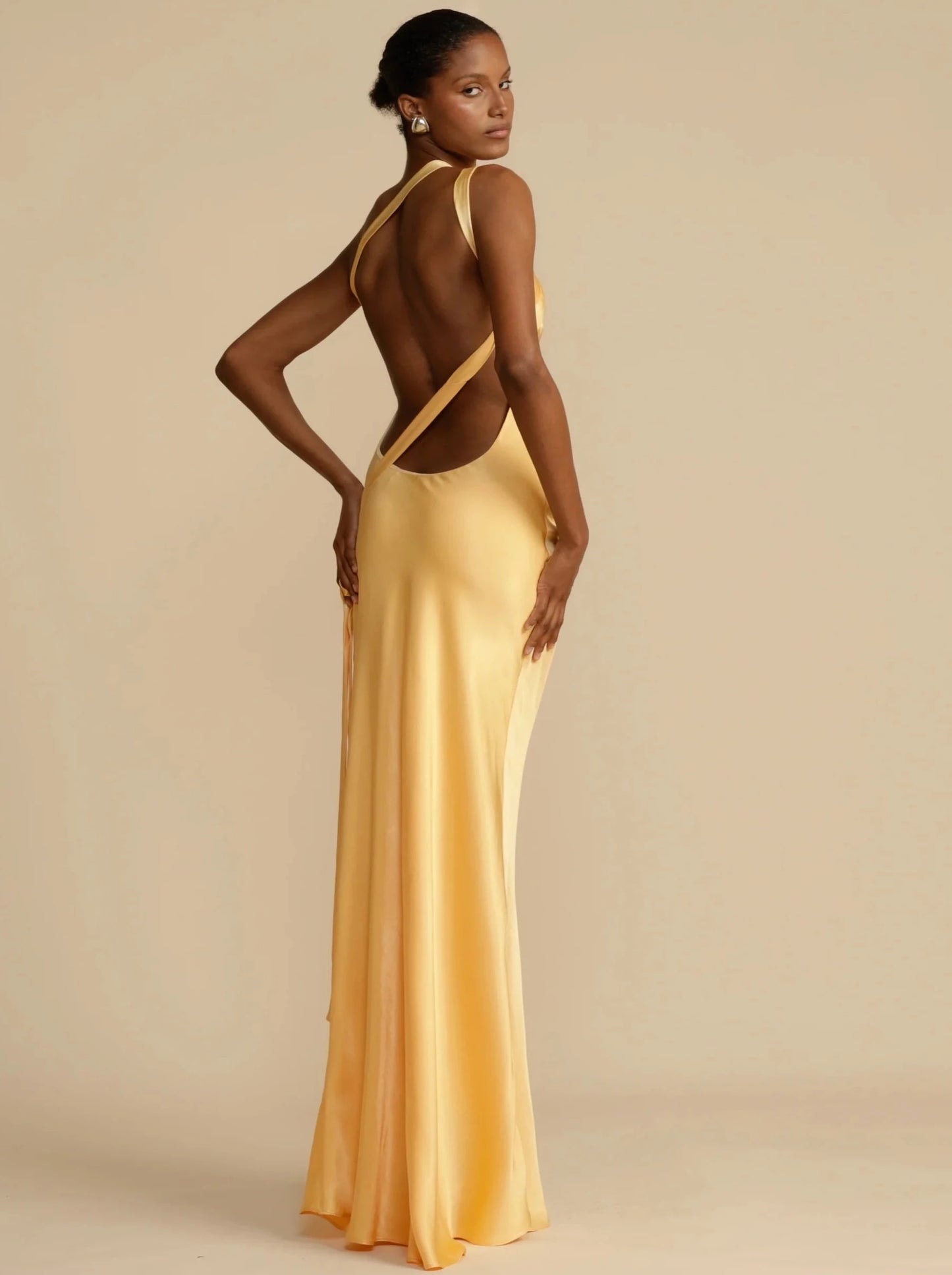 Monique Dress - Yellow