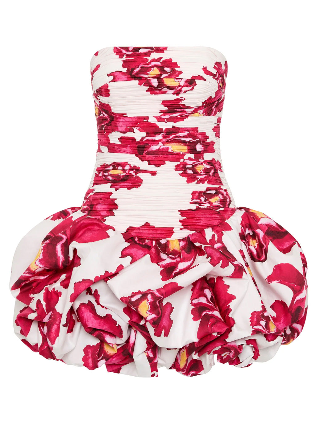 Aje pink flower print mini dress