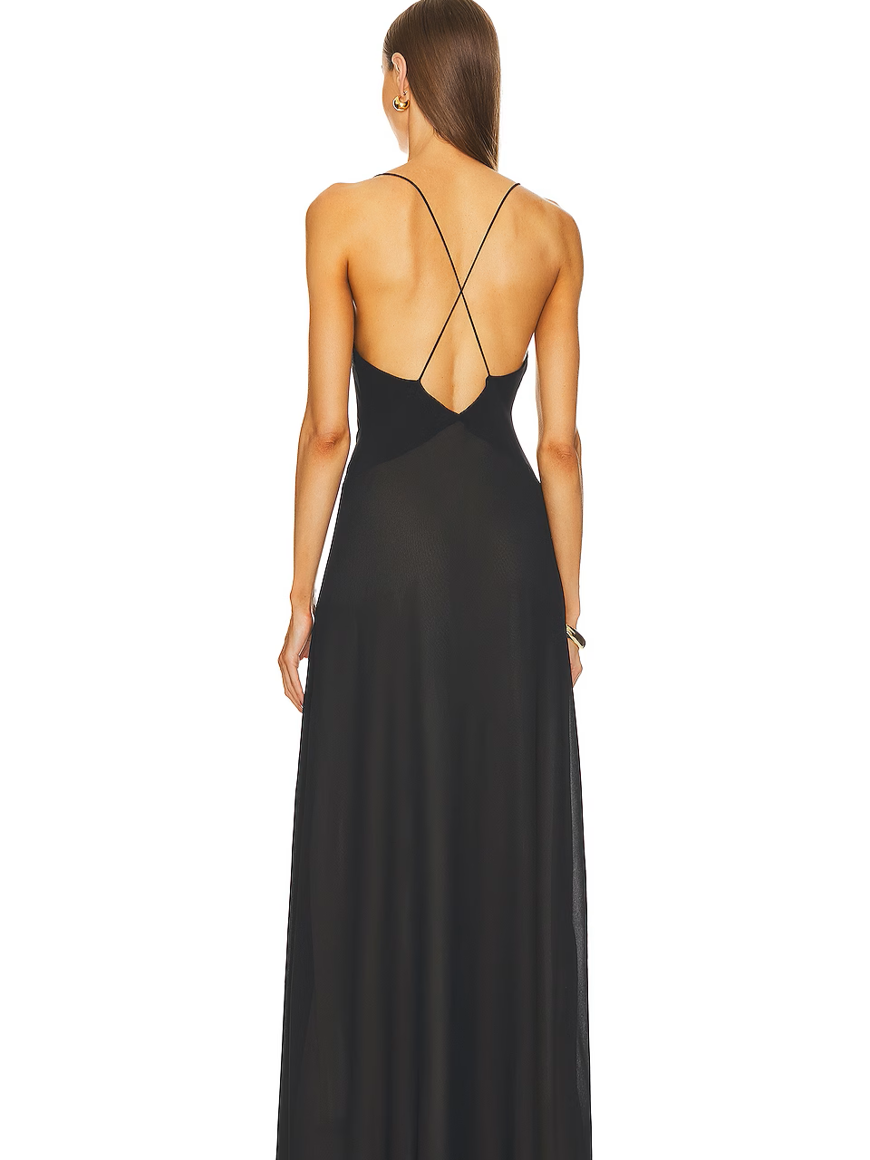 Helsa Slip Dress - Black