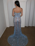 beaded formal dress