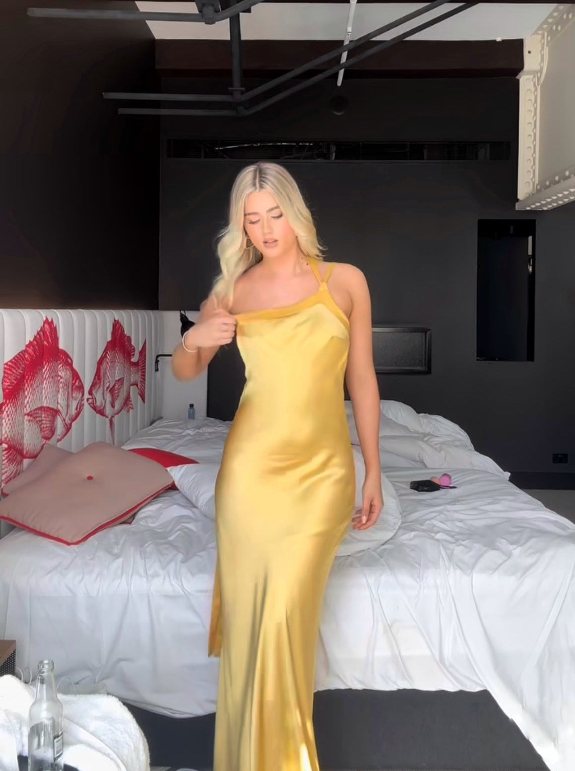 Monique Dress - Yellow