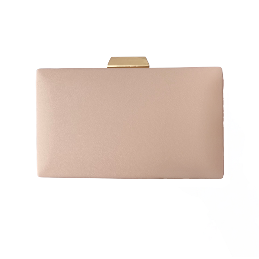 Nude Gold Clutch