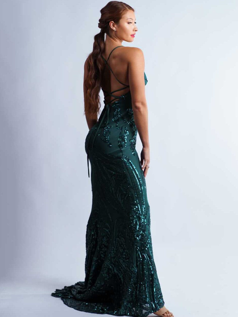 Ciara Gown - Emerald