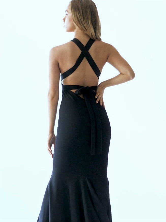 Las Lasciiv Gown - Navy