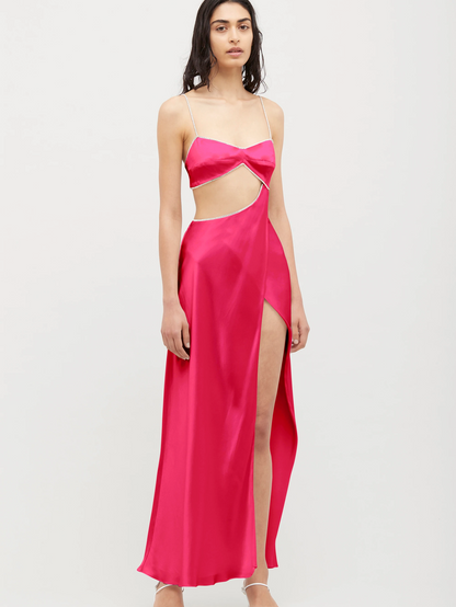 Symic Christalline Gown - Pink